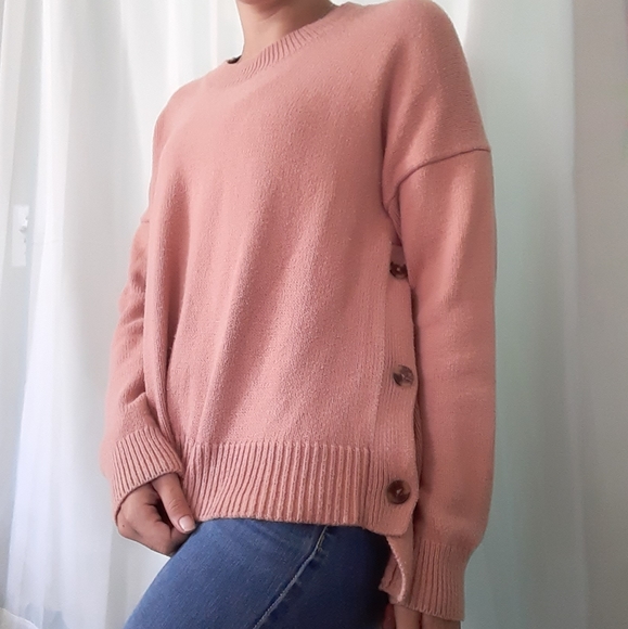 Madewell Sweaters - Madewell Women's salmoncrewneck sweater